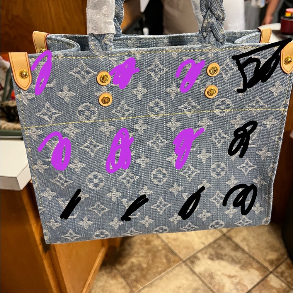 Denim Tote Bag